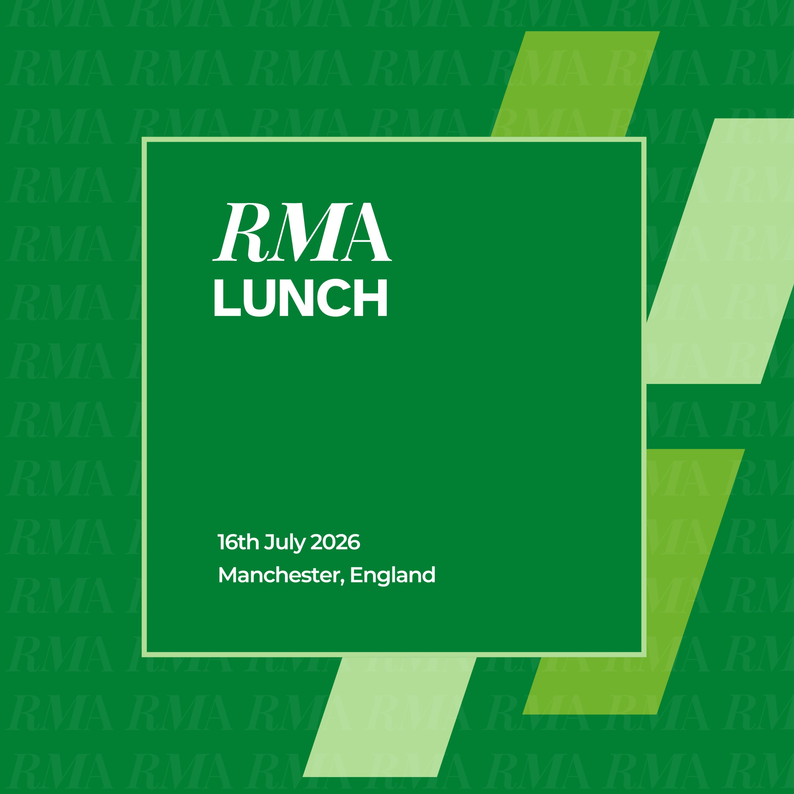 RMA Lunch Manchester