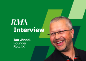 Retail Media Age graphic featuring Ian Jindal, founder at RetailX.