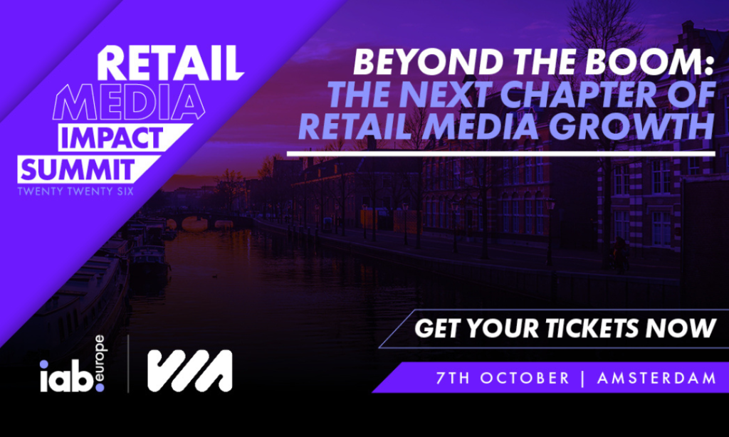 Retail Media Impact Summit banner.